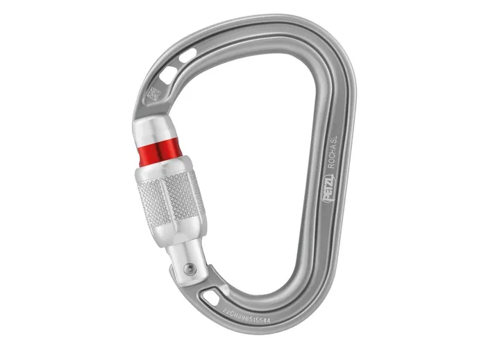 Rocha Screw-Lock Carabiner Grey