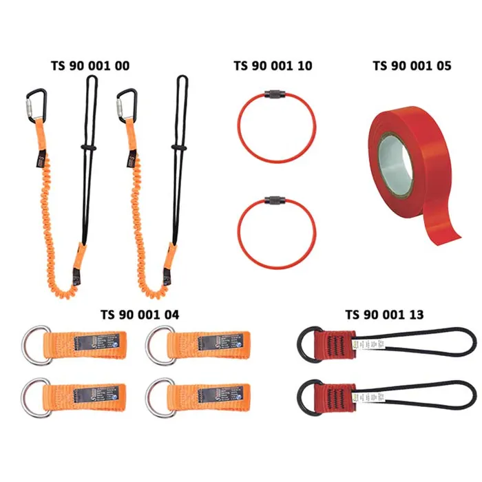 Tool Lanyards kit composed of 11 items