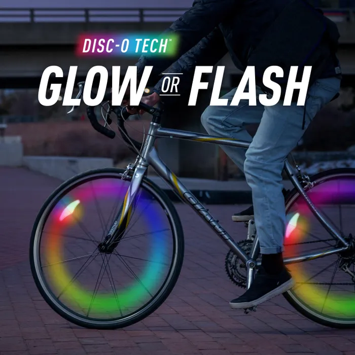 SpokeLit® Rechargeable Wheel Light - Disc-O Tech™
