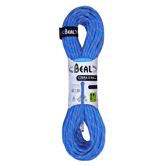 Cobra II 8,6 mm x 60 m Unicore Golden Dry Blue