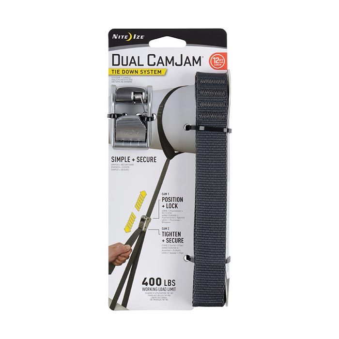 Nite Ize 1-in x 12-ft Cam Tie Down with Cam Buckle 1200-lb Break