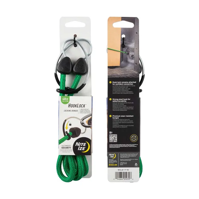 HookLock™ Locking Bungee - 48 in. - Green