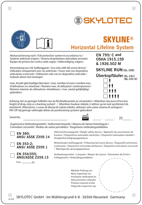 Skyline Label 210