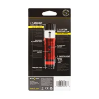 Radiant® 3-in-1™  LED Mini Flashlight - Red