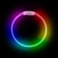 dog collar lights up
