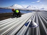SecuRope Tevo Pro cable lifeline on Unipost