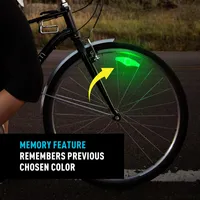SpokeLit® Rechargeable Wheel Light - Disc-O Tech™