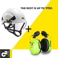 Complete Vertex helmet system with visor & hearing protection