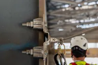 SecuRope Neo Pro cable lifeline on steel beams
