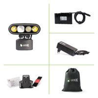 Mamba 4 000 X-pand Lamp, battery and automatic charger, holder for hel