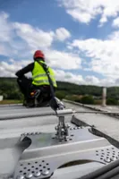 SecuRope Neo Pro cable lifeline system on cold deck