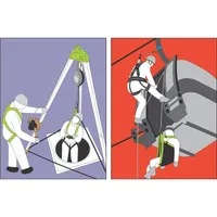 QuadPod for cliff top or mountain rescue and confined space rescue